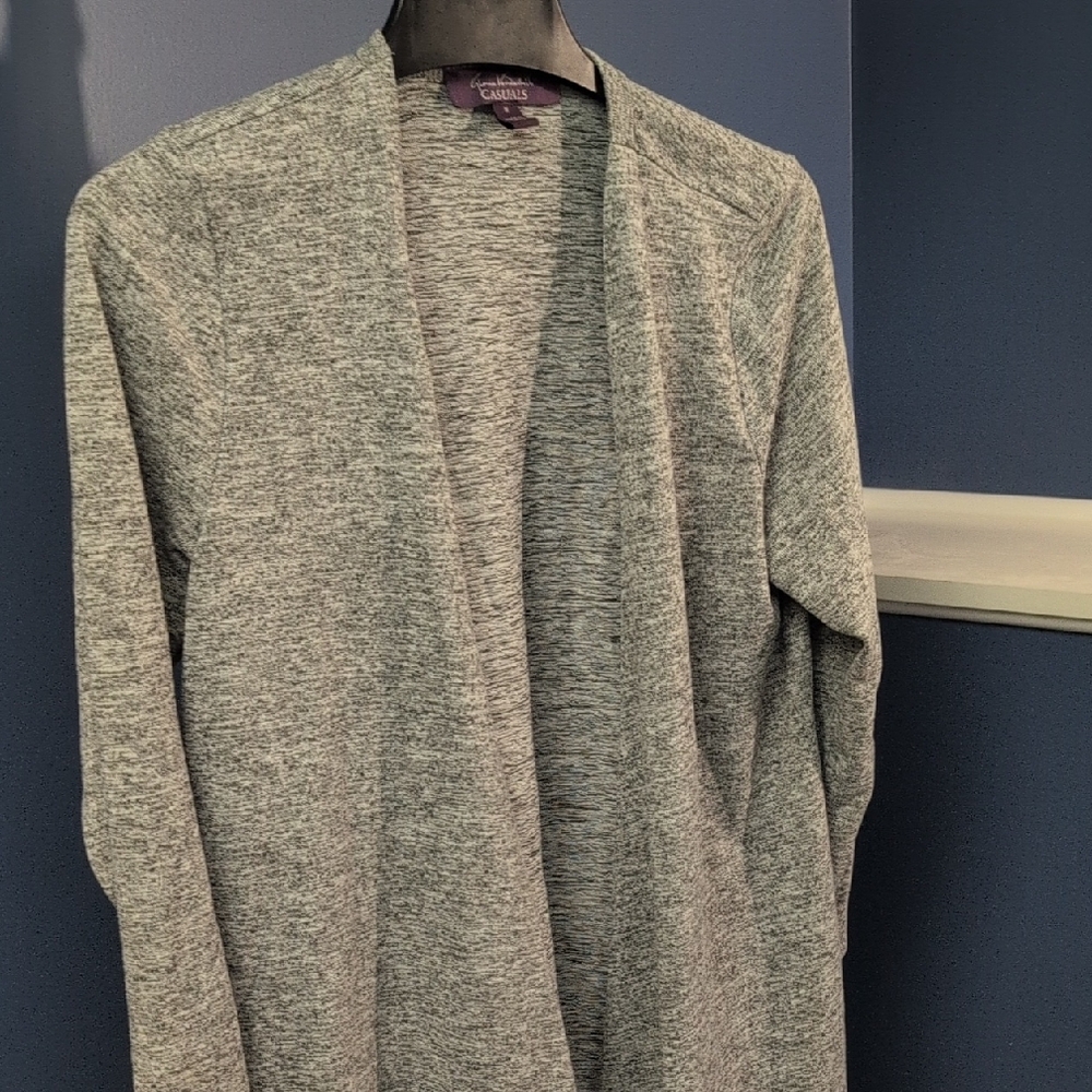 Gloria Vanderbilt Light Gray Women's Cardigan